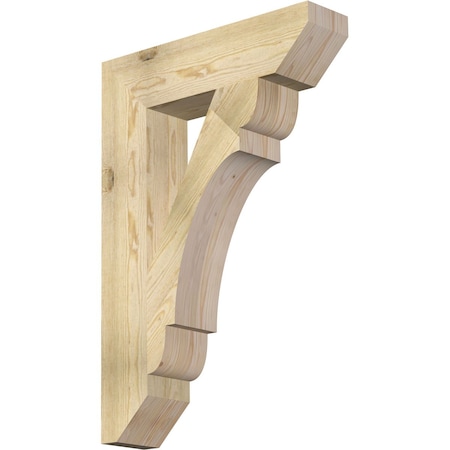 Ekena Millwork Olympic Slat Rough Sawn Bracket, Douglas Fir, 6"W x 26"D x 38"H BKT06X26X38OLY06RDF